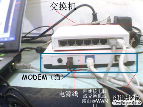 路由器和猫怎么连接上网的图文教程_www.iluyouqi.com