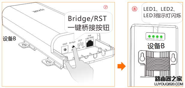 腾达(Tenda)O5V1.0-如何设置一键桥接？_www.iluyouqi.com