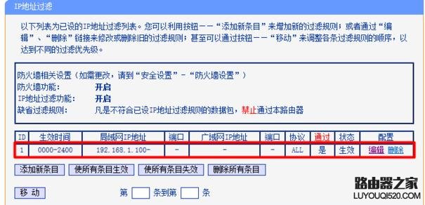 无线路由器IP地址过滤的设置方法_www.iluyouqi.com