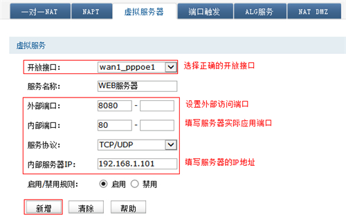 TP-Link TL-WVR450G V3 无线路由器虚拟服务器设置方法_www.iluyouqi.com