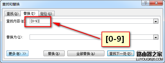 Word文档里替换所有数字的方法_www.iluyouqi.com