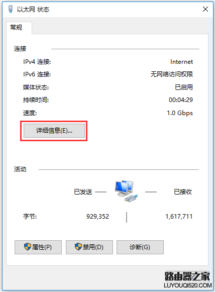 如何查询电脑获取到的IP地址和网关？_www.iluyouqi.com