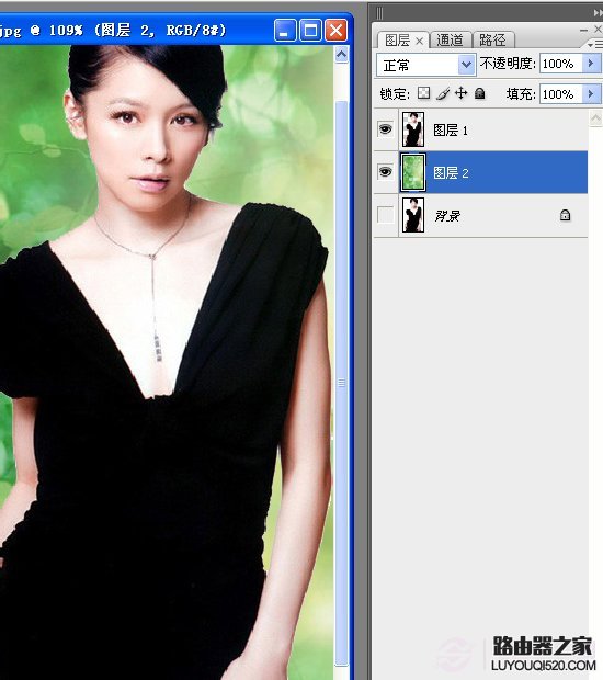 ps照片背景颜色怎么换 ps快速更换照片背景颜色方法_www.iluyouqi.com