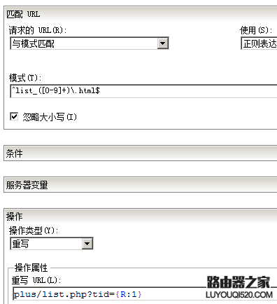 SERVER 2008下为IIS 7.0站点设置伪静态规则_www.iluyouqi.com