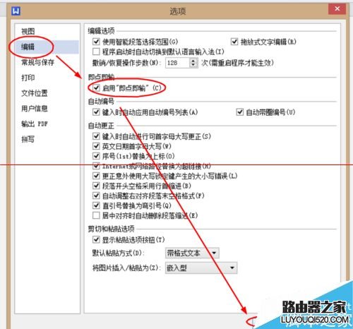 WPS怎么开启即点即输功能？_www.iluyouqi.com